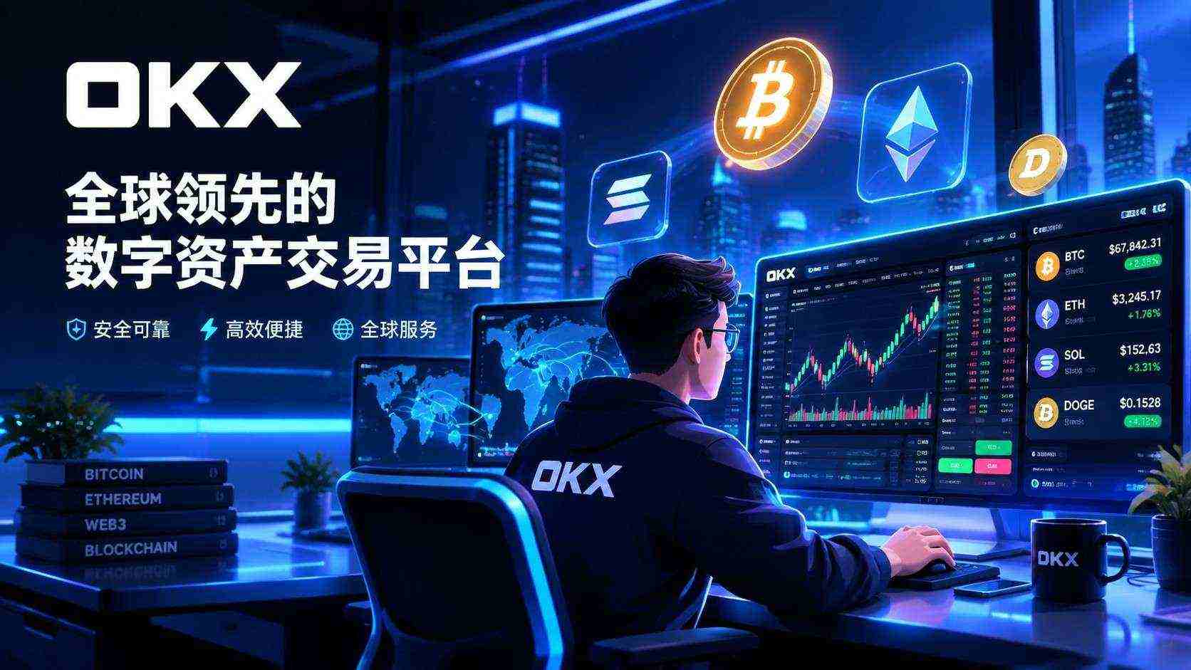 ok交易平台 K线行情界面